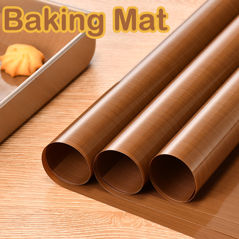 Heat Resistant Mat - แผ่นรองอบแบบใช้ซ้ําได้แผ่นรองอบ Non-Stick เสื่อทําอาหารทนความร้อนน้ํามันกระดาษอบเตาอบถาดอบแผ่นเครื่องมืออบ