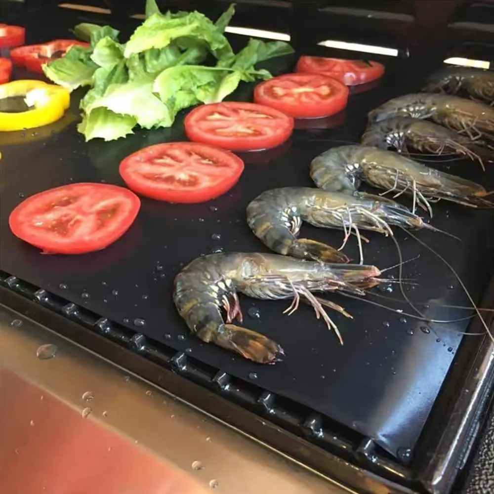 แผ่นรองย่างบาร์บีคิว 2 ชิ้น แบ - Heat Resistant Mat บทวิจารณ์และราคา
